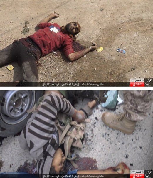 Кровавая бойня у турецкой границы: ИГИЛ захватывает г. Мареа, отрезая головы протурецким боевикам ССА (ВИДЕО, ФОТО 21+) Кровавая бойня у турецкой границы: ИГИЛ захватывает г. Мареа, отрезая головы протурецким боевикам ССА (ВИДЕО, ФОТО 21+)