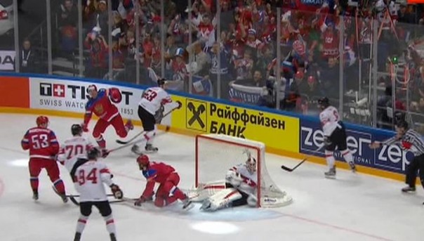 Дубль Телегина помог сборной России разгромить швейцарцев