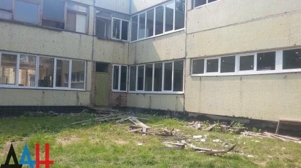 Куйбышевский район г. Донецк. Последствия обстрела укрофашистами (28-05-2016)