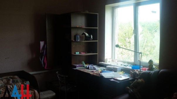 Куйбышевский район г. Донецк. Последствия обстрела укрофашистами (28-05-2016)