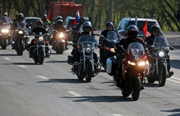 «Ночные волки», которым Польша запретила въезд, попали в Европу