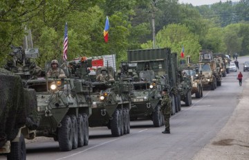 Бронетехника НАТО выведена из центра Кишинева