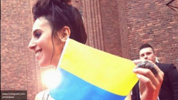 Джамала опозорилась на «Евровидении» с флагом Украины