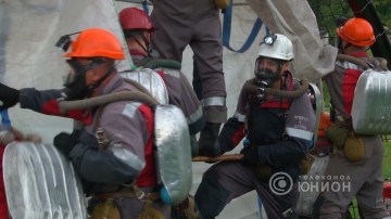 Лучших горноспасателей Донецка отбирают для Республиканских соревнований. 19.05.2016, «Панорама»