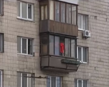 В Киеве запретят сушить бельё на балконах центральных улиц