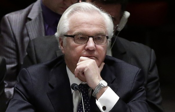 Чуркин: разговоры о миротворческой операции в Донбассе являются чистой пропагандой Чуркин: разговоры о миротворческой операции в Донбассе являются чистой пропагандой