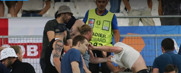 Были ли русскими болельщики на стадионе в Марселе?