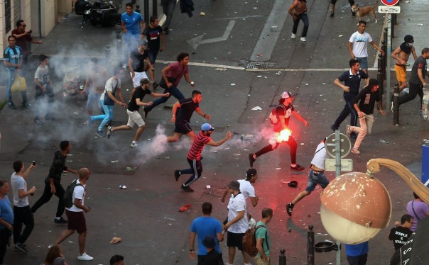 Были ли русскими болельщики на стадионе в Марселе?