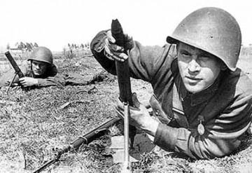 Самообстрел из миномёта прямой наводкой