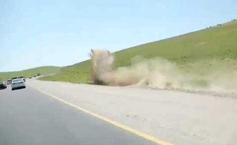 Свадебный оператор снял зрелищное ДТП в Ингушетии. Видео