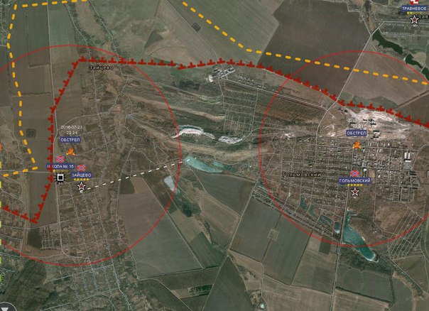 Сводка от МО ДНР 27 июля 2016 года.  Колонна иностранных наемников направляется в украинскую воинскую часть