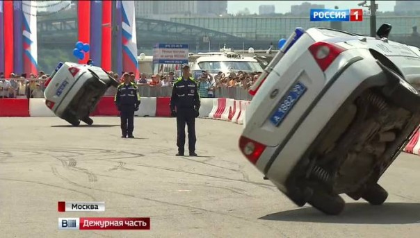 Сотрудники ДПС отметили 80-летие Госавтоинспекции масштабной погоней