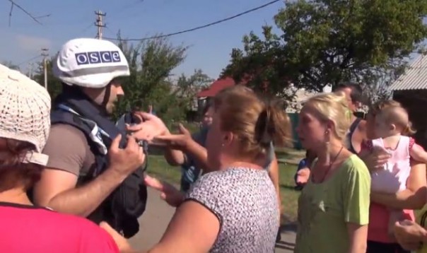 Представители ОБСЕ посетили места ночных обстрелов Горловки