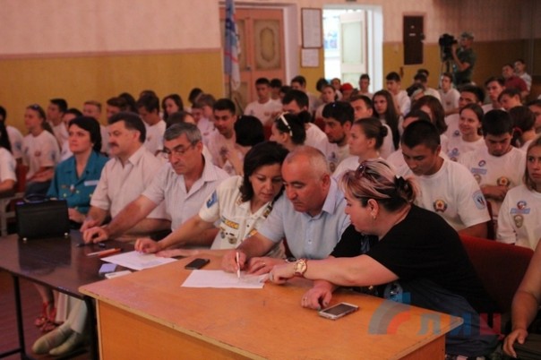 Первый слёт молодёжных трудовых отрядов ЛНР. 16 июля 2016