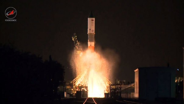 С корабля "Прогресс" через шесть минут после запуска пропала телеметрия