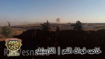 Кадры из котла: «Тигры» при поддержке ВКС России уничтожают боевиков в Алеппо