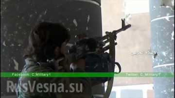 Первые кадры из Алеппо — боевики бегут, Армия и ВКС РФ освобождают район Ашрафия