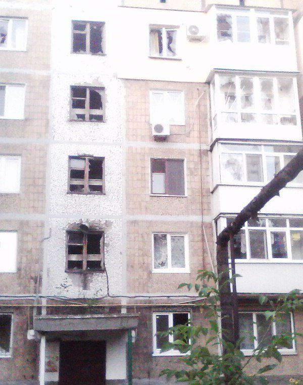 Последствия обстрела в ночь с 31 июля на 1 августа 2016 Последствия обстрела в ночь с 31 июля на 1 августа 2016