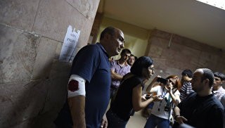 Армения. Митинг в Ереване