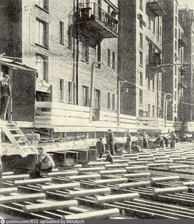 Как передвигали дома в Москве Как передвигали дома в Москве