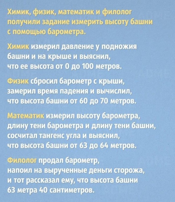 Шутки учёных