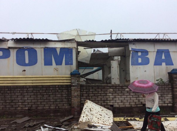 Горловка этой ночью подверглась жесточайшему обстрелу, сгорели два дома, девять повреждены