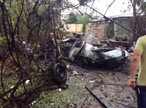 Горловка этой ночью подверглась жесточайшему обстрелу, сгорели два дома, девять повреждены