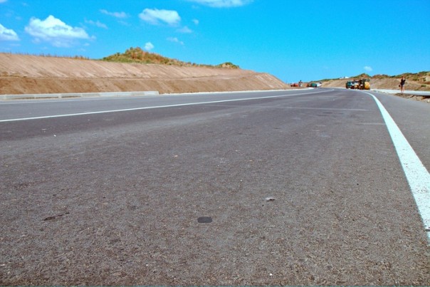 Строительство автомобильной дороги к Крымскому мосту