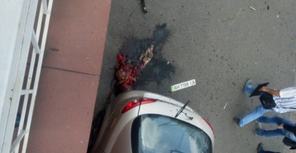 В центре Донецка прогремел мощный взрыв, один человек погиб (Фото 18+)