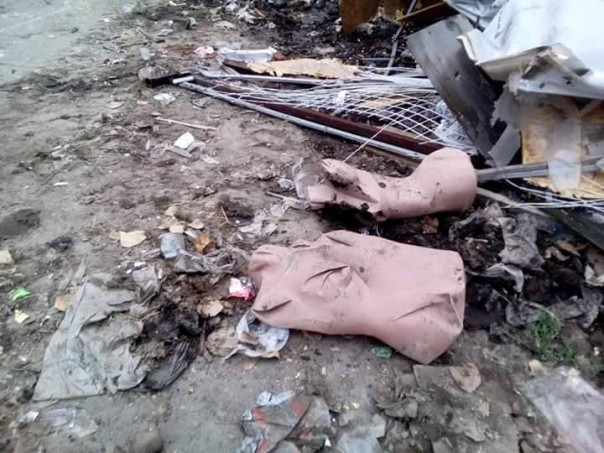 В Днепропетровске коммунальные службы снесли стихийный рынок “Шанхай” на улице Боброва