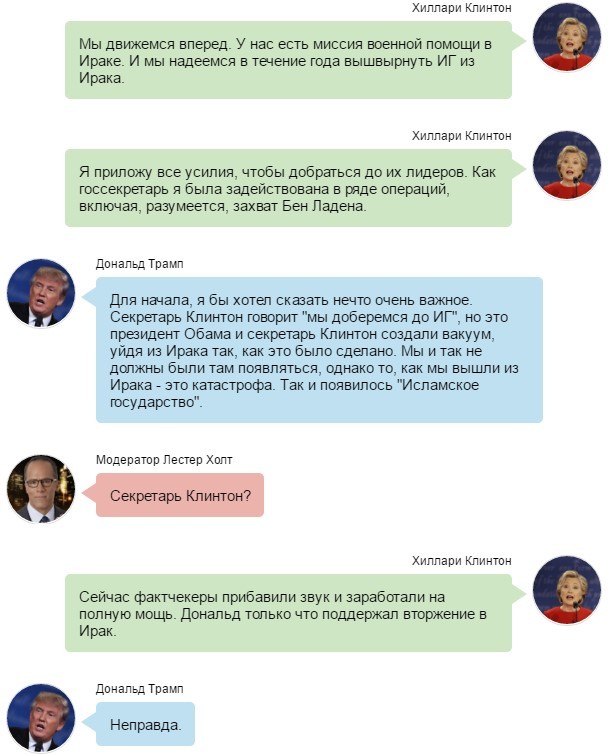 "Чужой" против "Хищницы": самые яркие моменты дебатов Трампа и Клинтон "Чужой" против "Хищницы": самые яркие моменты дебатов Трампа и Клинтон