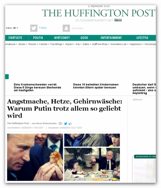 Держитесь крепче, The Huffington Post вангует: Любовь россиян к Путину – «наследие татаро-монгольского ига и сталинизма» 