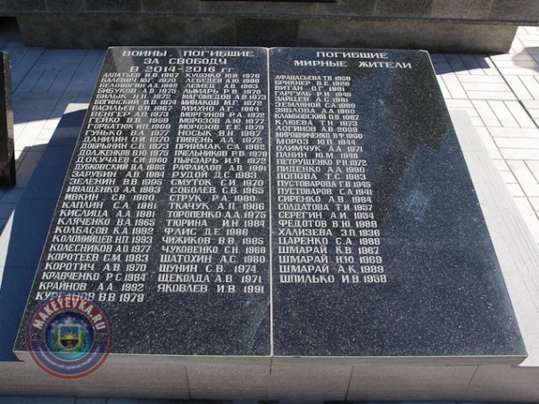 В Макеевке открыт памятник жителям города, убитым ВСУ В Макеевке открыт памятник жителям города, убитым ВСУ