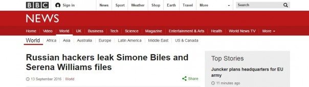 Никто кроме нас: западные СМИ считают американских спортсменок жертвами «русских хакеров»