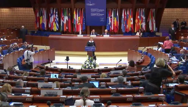 Валентина Матвиенко выступила в Страсбурге на конференции глав европейских парламентов