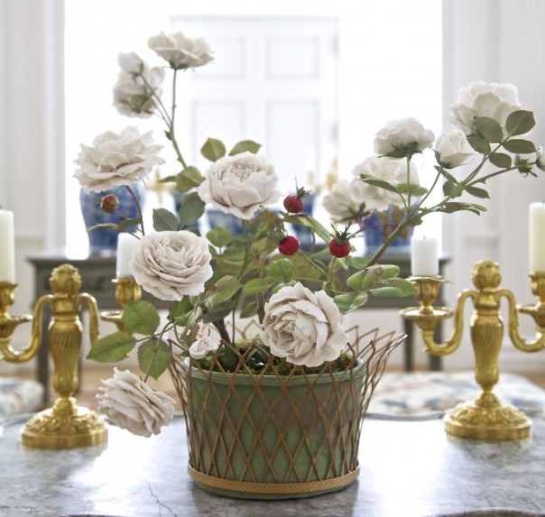 Фарфоровые цветы