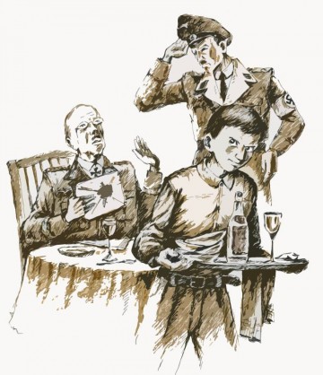 "Работник" немецкой столовой Витька Хоменко