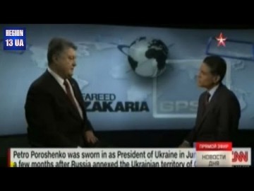 Порошенко раздавал интервью американским телеканалам, где рассказывал о себе любимом