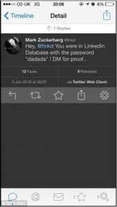 Аккаунт Цукерберга в Twitter взломан Аккаунт Цукерберга в Twitter взломан