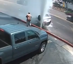 Суровая мойка машин в Монтане — зато основательно