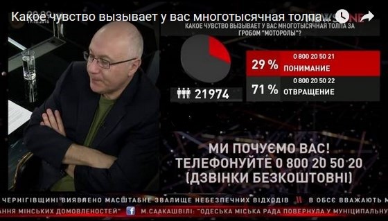 Какое чувство вызывает у вас многотысячная толпа за гробом Моторолы? “Эхо Украины” 19.10.16 