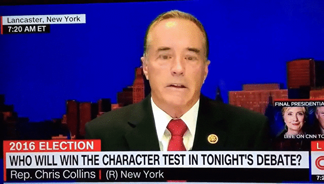 В эфире CNN возникли "помехи", когда конгрессмен начал критиковать Клинтон