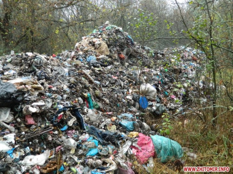 На Ровенщине перевернулась фура с мусором из Львова На Ровенщине перевернулась фура с мусором из Львова