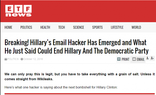  У Хиллари есть конец и мы будем его наблюдать со следующей недели