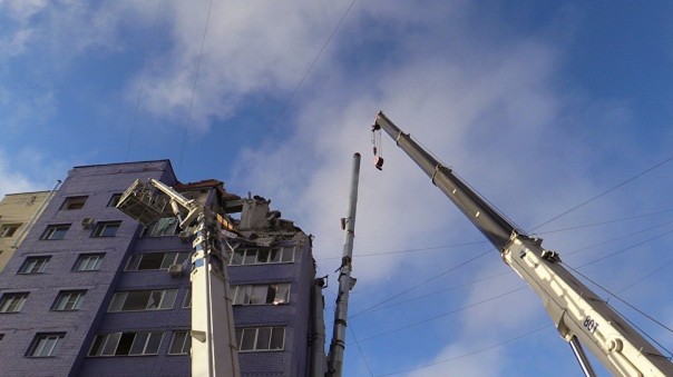 Взрыв жилого дома в Рязани попал на видео