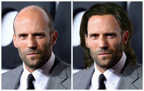 Если бы у лысых знаменитостей были волосы Если бы у лысых знаменитостей были волосы