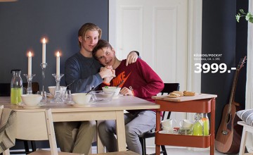 Ikea бросает вызов Путину, опубликовав на обложке своего каталога фото двух геев, и проигрывает