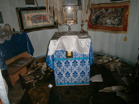 В Мариуполе неизвестные сожгли церковь Киевского патриархата В Мариуполе неизвестные сожгли церковь Киевского патриархата