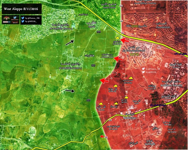 Сирийская сводка | 18+ Подборка видео с Ближневосточного фронта 9-11-2016