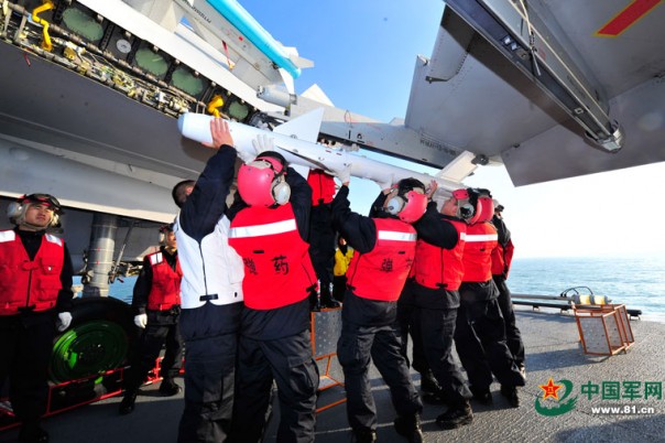 На авианосце "Ляонин"